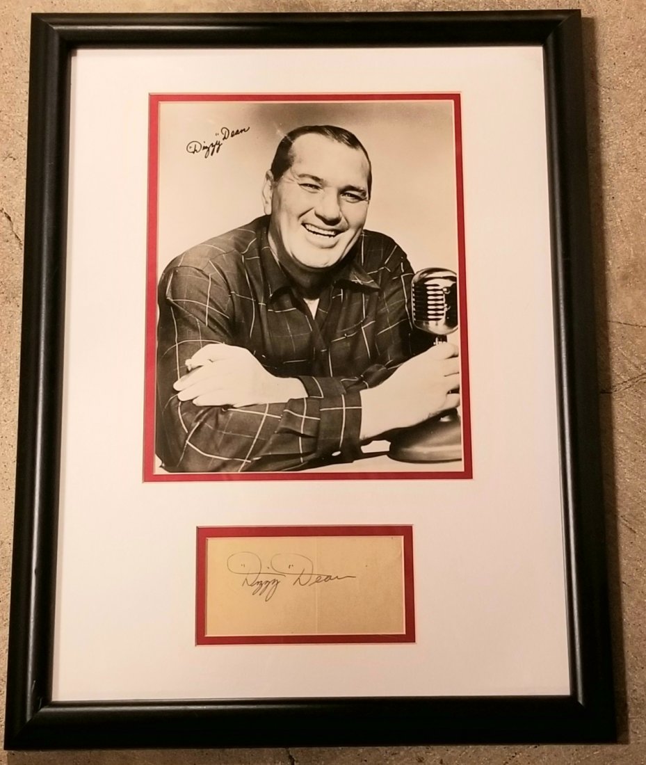 HOF Pitcher/Sportscaster Dizzy Dean Autograph COA (1 of 5)