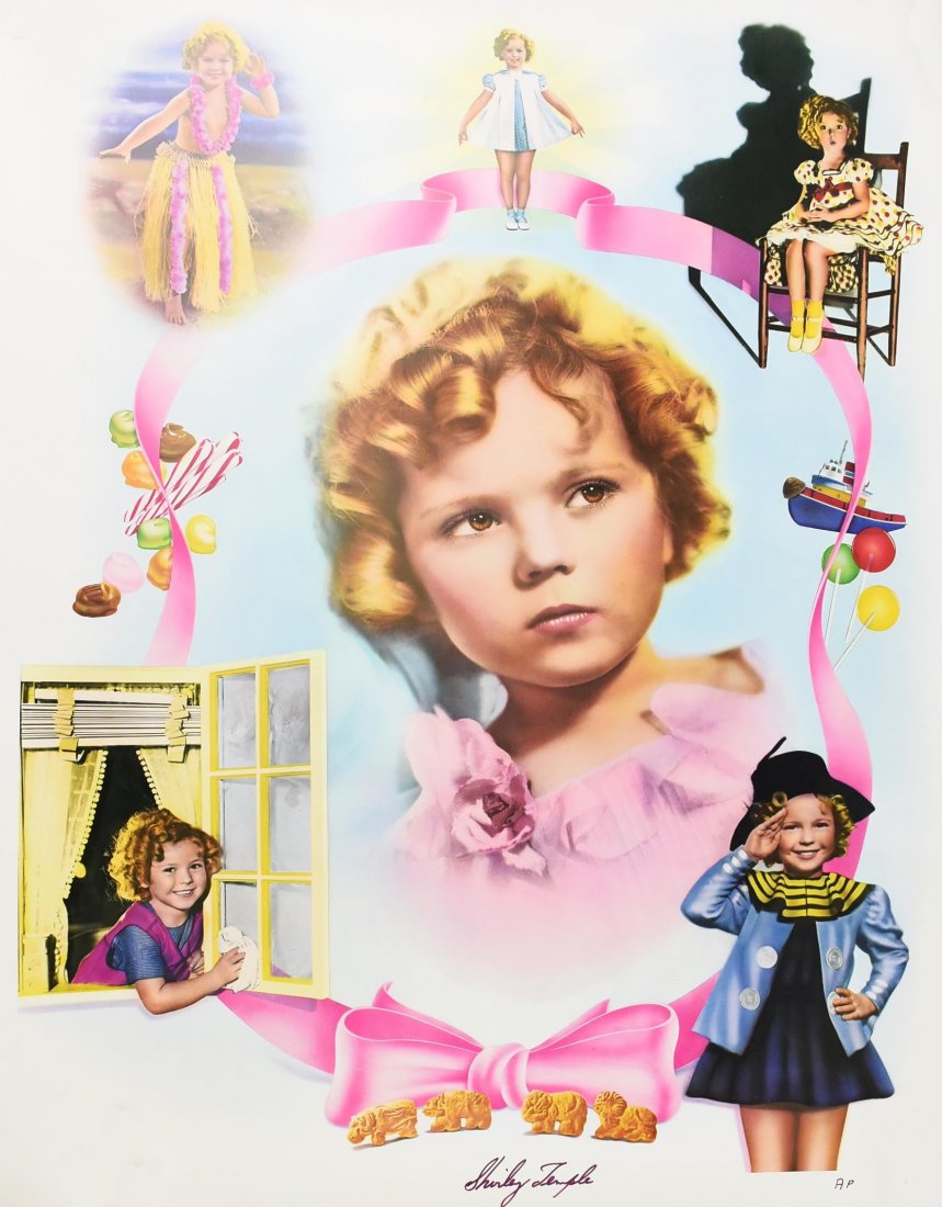 Shirley Temple Signed/Artist Proof Litho, Signed w/ COA (1 of 3)