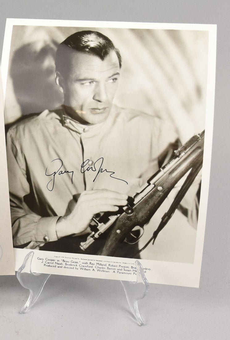 Beau Geste, Gary Cooper Signed Photo, COA (1 of 2)