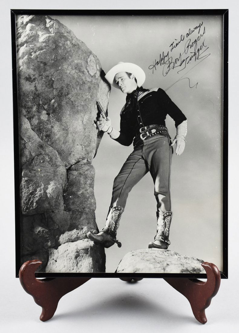 Framed Roy Rogers Signed B&W (1 of 3)