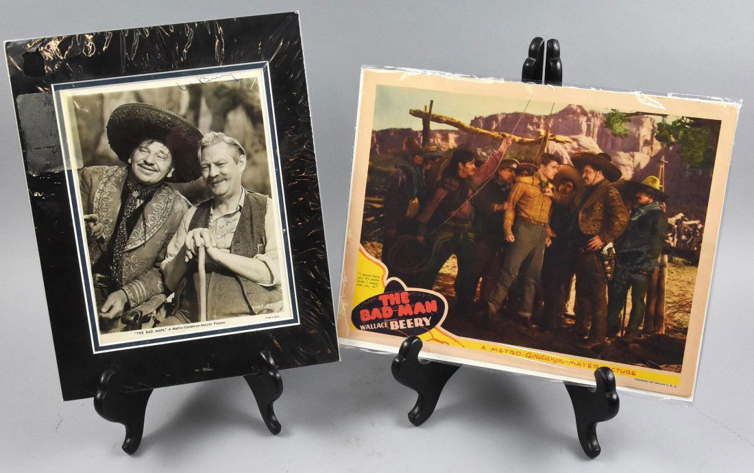 1941 The Bad Man Lionel Barrymore Signed Ronald Reagan (1 of 5)