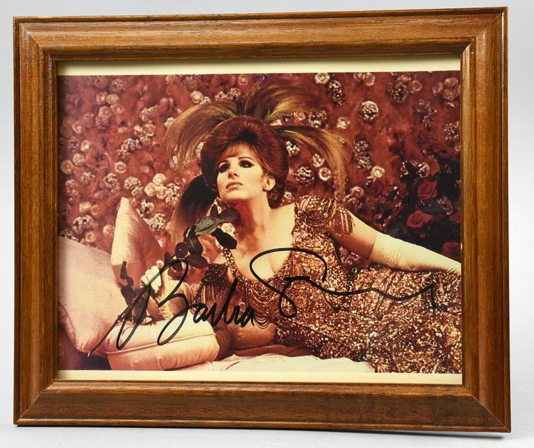 Color Glossy Photo, Barbra Streisand Signed (1 of 3)