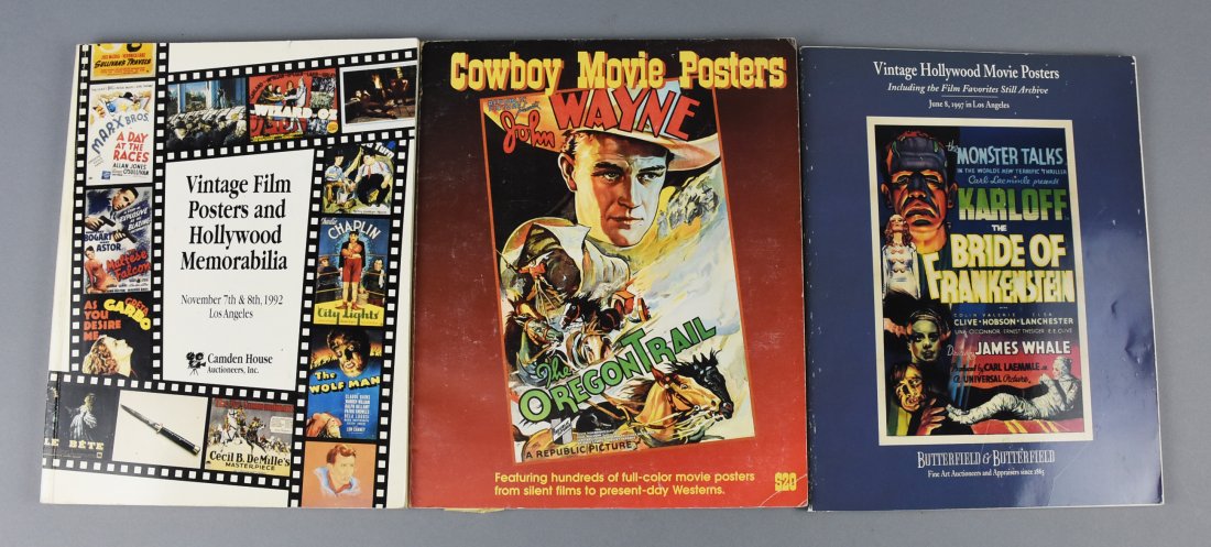 Auction Catalogs, Hollywood Memorabilia: Nice grouping of Auctions Catalogs. Great reference for Hollywood Memorabilia collectos. All in very good condition. From the private collection of television and big screen star and comic Frank Berry