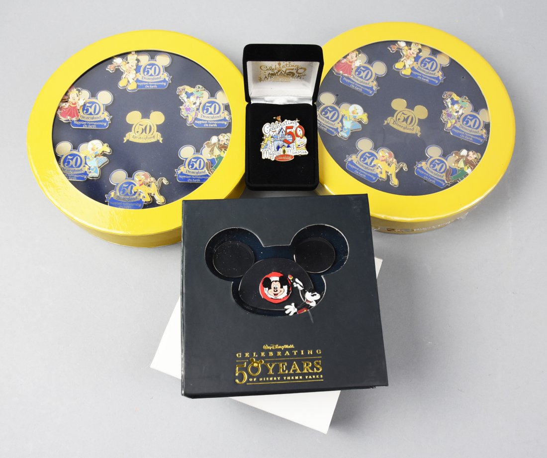 50 Years of Disneyland Commemorative Pins (1 of 5)