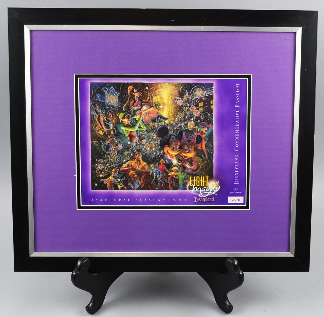 Framed Disneyland 1997 Commemorative Passport (1 of 6)