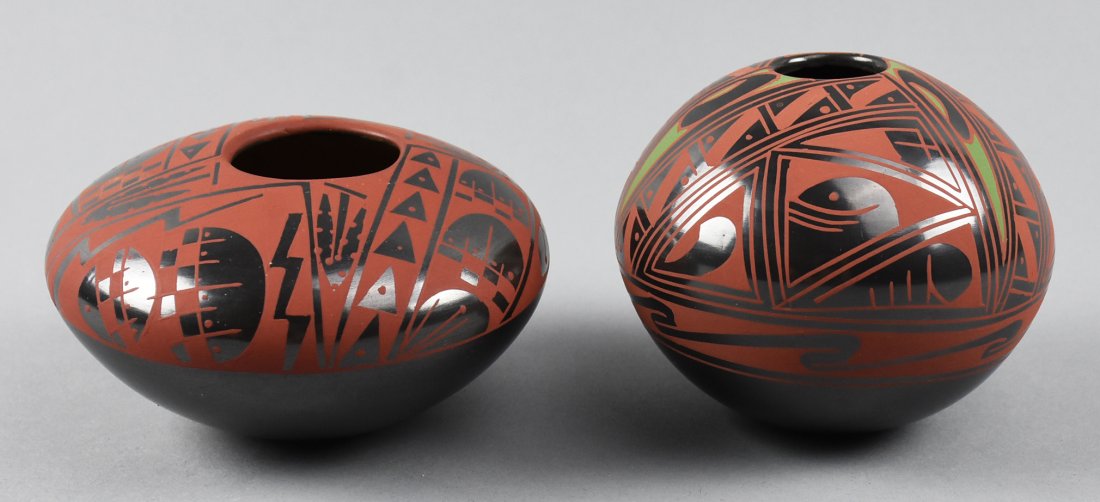 Pair Cruz Villa, Mata Ortiz Pottery (1 of 9)