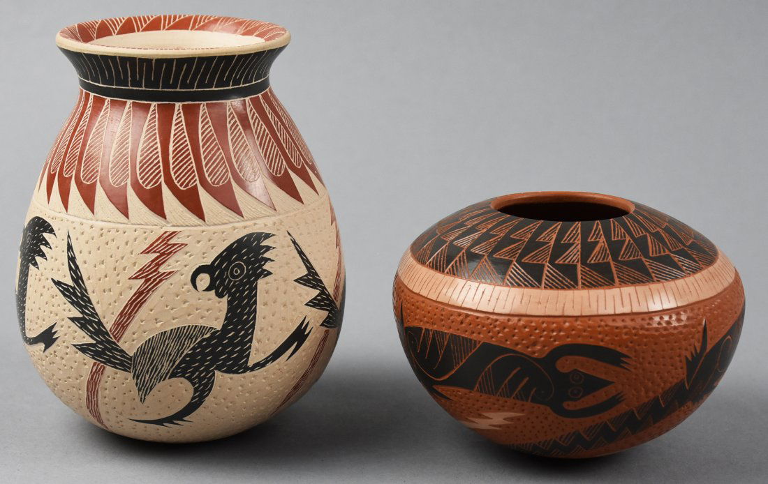 Pair Eleuterio Pina, Mata Ortiz Pottery (1 of 9)