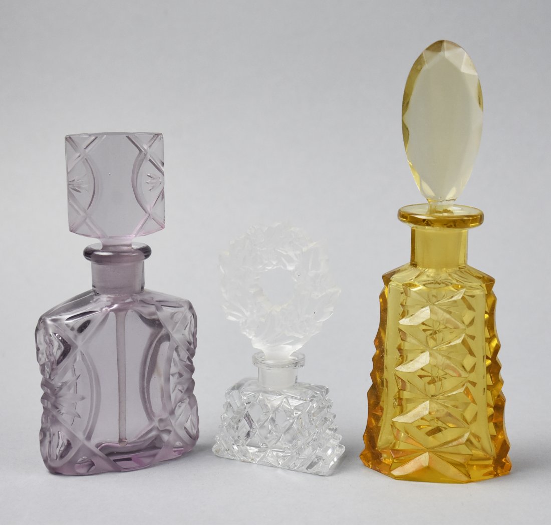 Irice, Czech Cut Crystal Perfume Bottles (1 of 5)