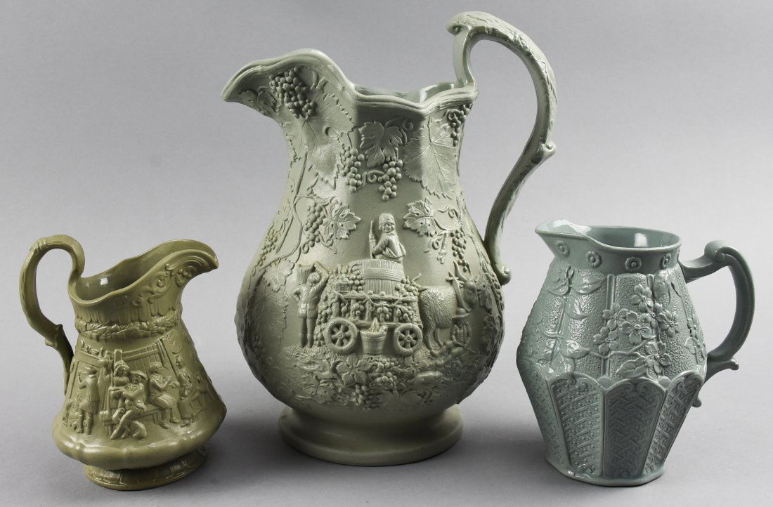 Asst, Jasperware Pitchers, Ridgway, More (1 of 5)