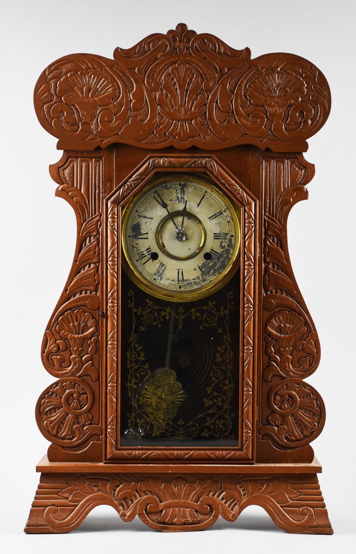 19th C New Haven Kitchen Wall Clock (1 of 11)