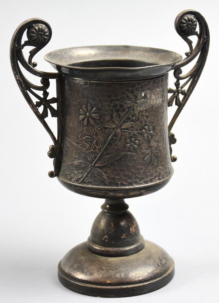1887 James Tufts Silver Plate Los Angeles Trophy (1 of 9)