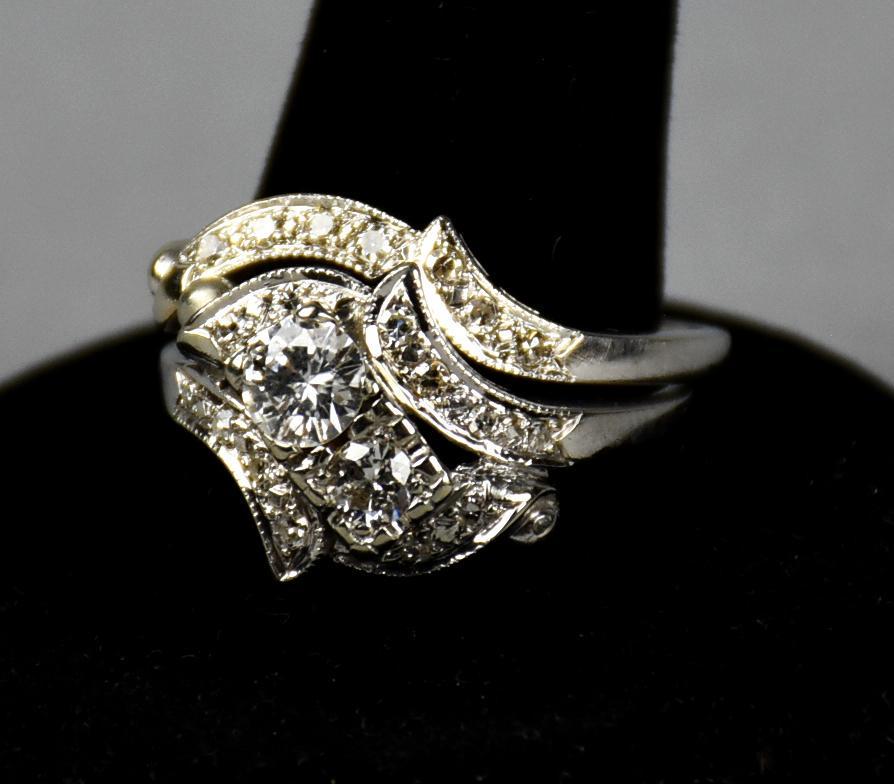 Stunning 14K White Gold, Diamond Wedding Set VS (1 of 4)