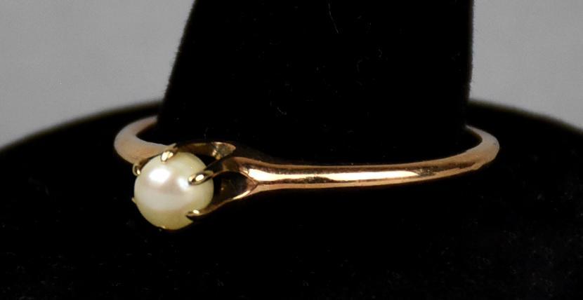 Vintage 14K & Pearl Ring (1 of 5)