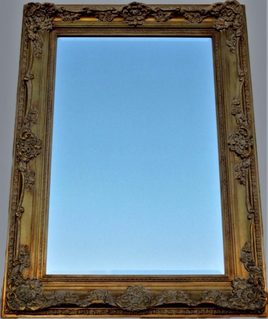 Beautiful Decorative Gold Leaf Wall Mirror (1 of 3)