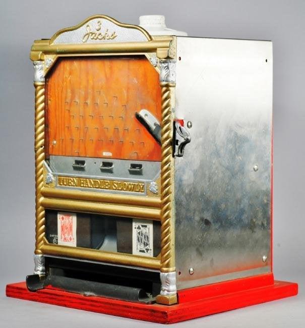 c1930 3 Jacks Penny Slot Machine (1 of 9)