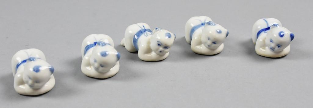 (5) Porcelain Chopsticks Rests (1 of 4)