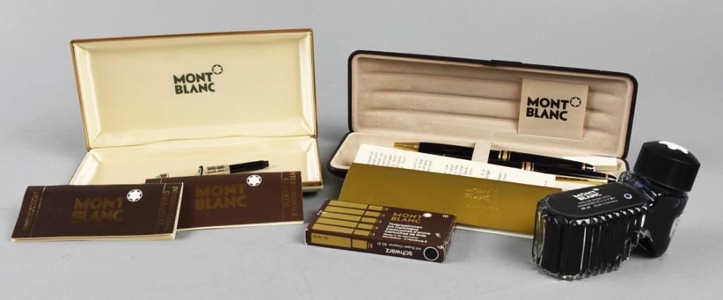 Pair Mont Blanc Pens, Ink and More (1 of 10)