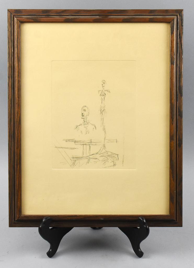 Alberto Giacometti (1901-1966) The Search, Etching COA (1 of 5)