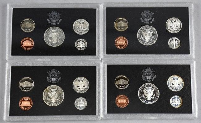 (4) US Mint Silver Proof Sets, 1992, 1994, 1995 (1 of 5)
