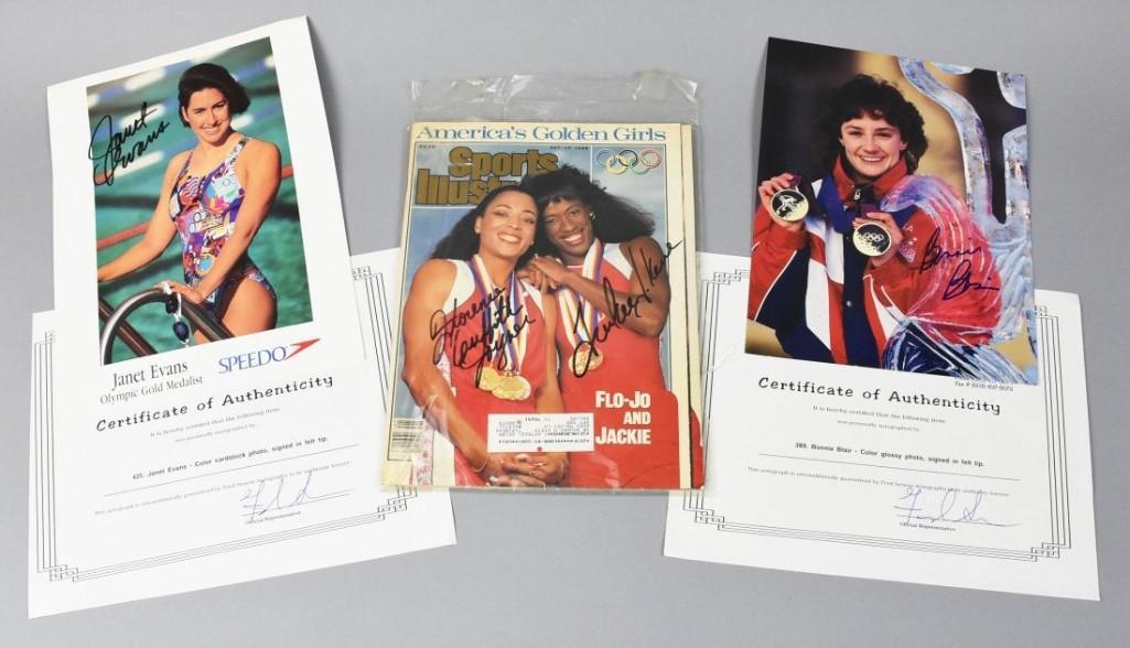 Ladies of the Olympic Games, Signed, COAs (1 of 4)
