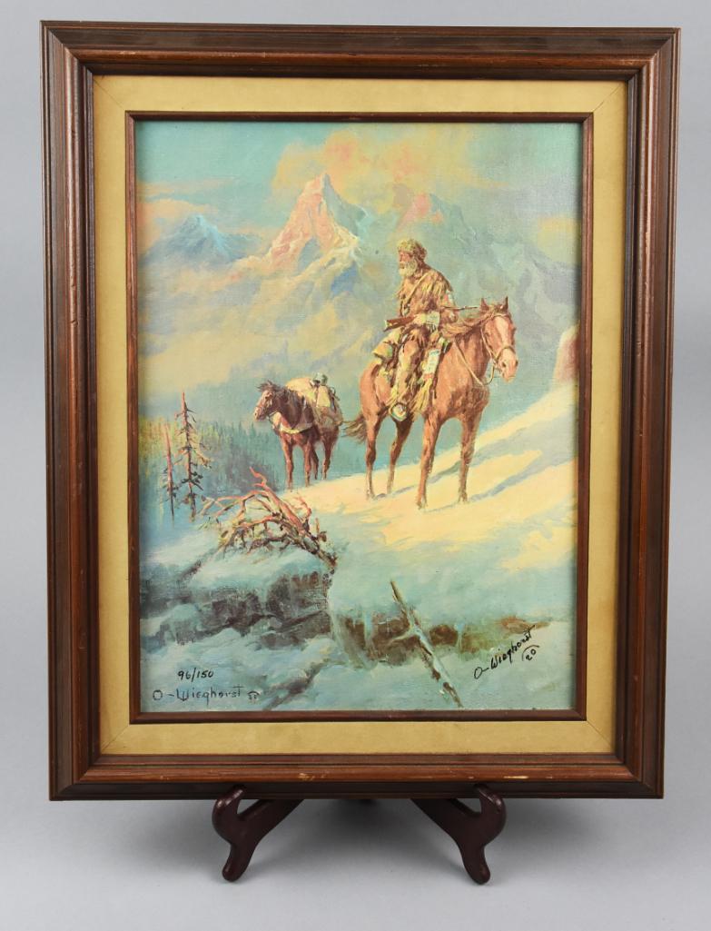 Olaf Wieghorst (1899-1988) Ltd Ed Signed Canvas Print (1 of 5)