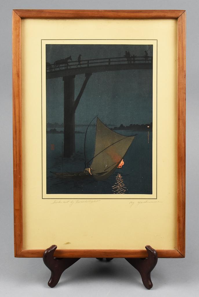 Arai Yoshimune (1873-1945) Woodblock Print (1 of 5)