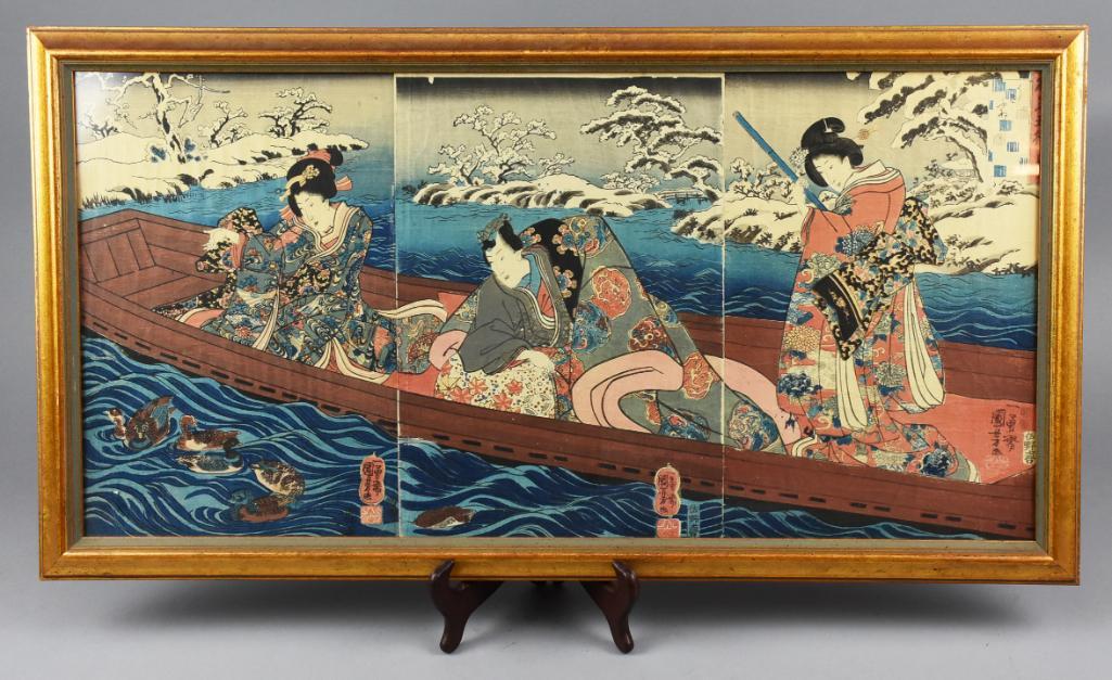 Utagawa Kuniyoshi (1798-1861) Woodblock Print (1 of 7)