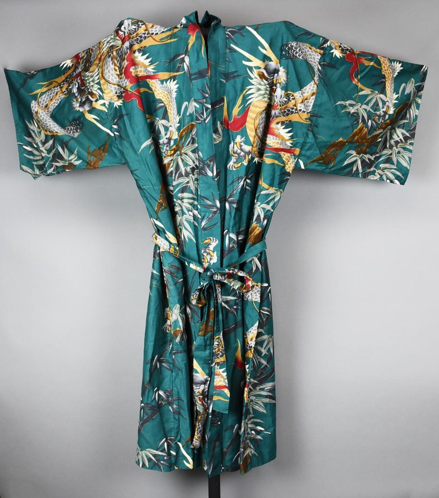 Vintage Japanese Cotton Painted Kimono (1 of 5)