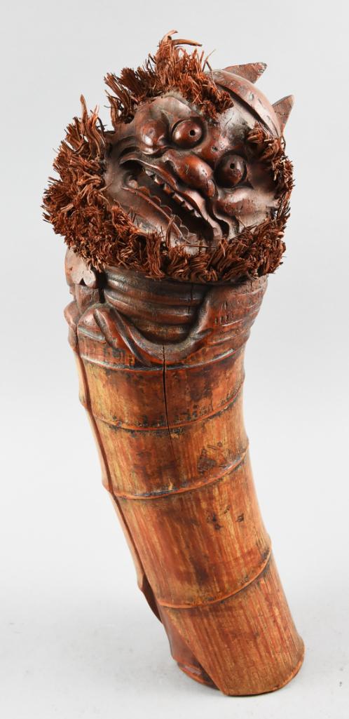 Antique  Japnaese  Carved Bamboo Root (1 of 11)