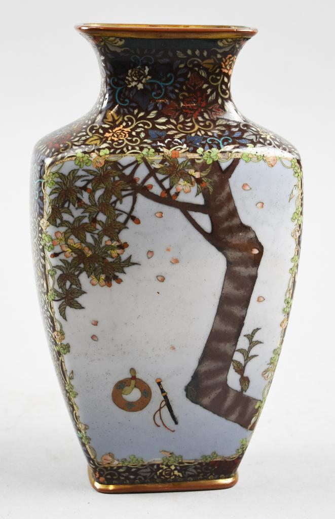 Antique Chinese Cloisonne Vase (1 of 8)