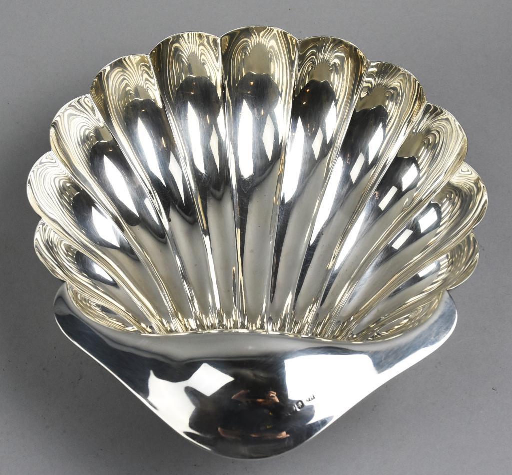 c1895 Atkin Brothers Sterling Shell Bowl (1 of 6)