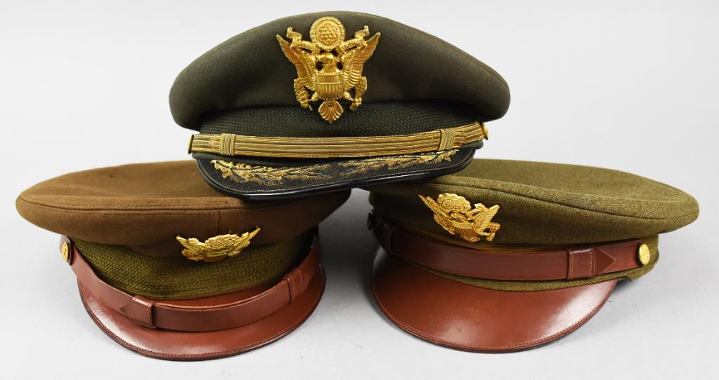3 Military Dress Uniform Hats Caps (1 of 11)