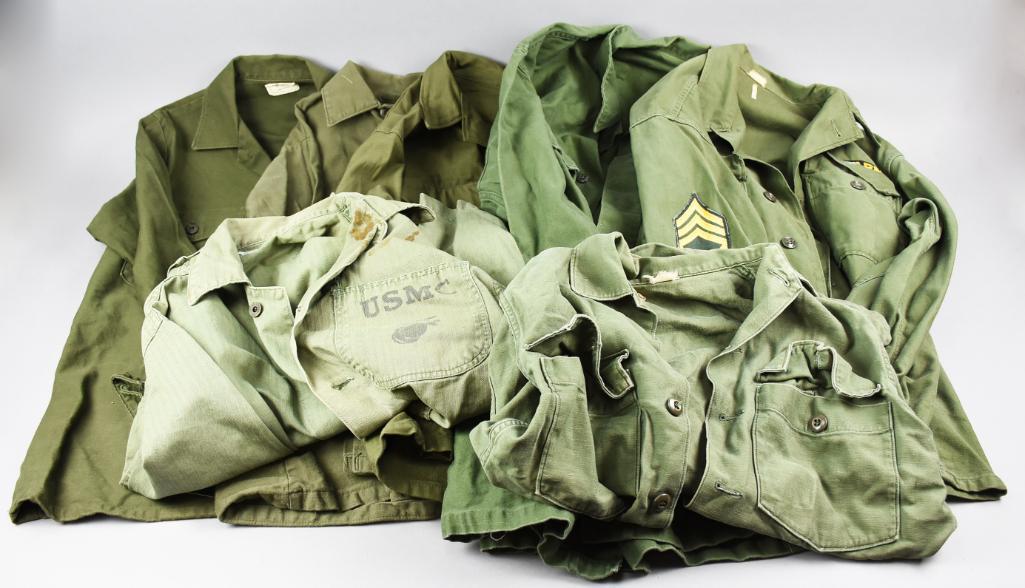 7 Pc. Lot of USMC & US Army Shirts (1 of 9)