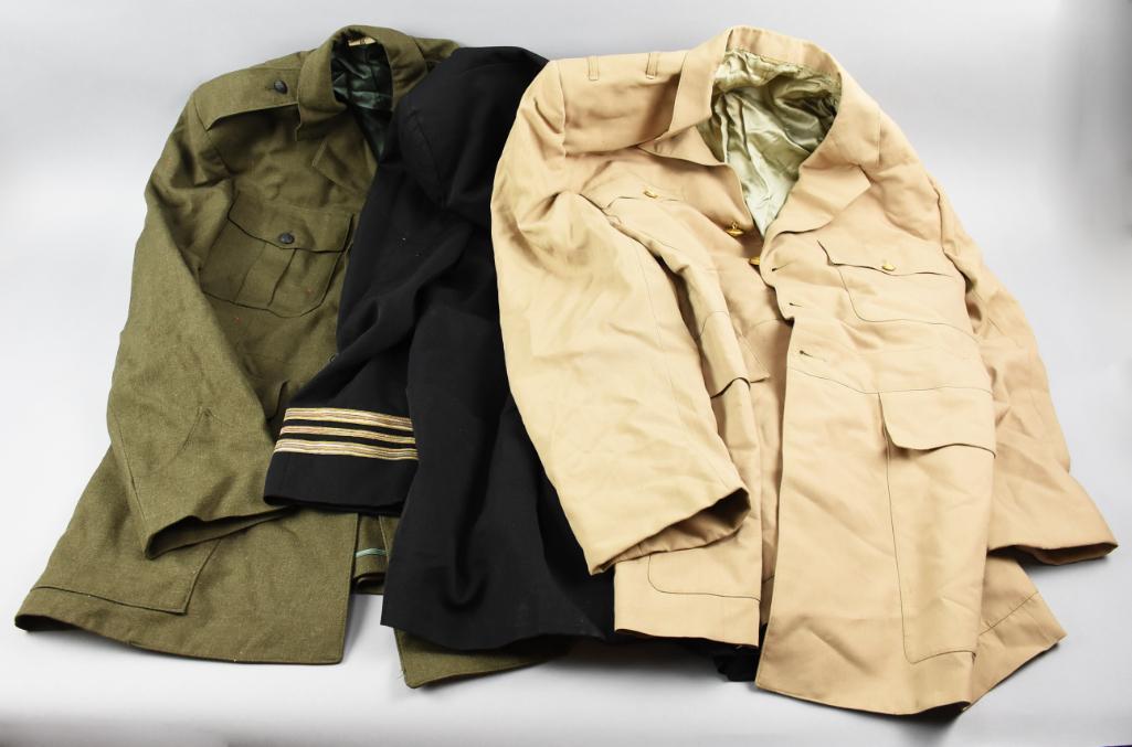 (3) WWII Era US Military Officers Jackets (1 of 12)