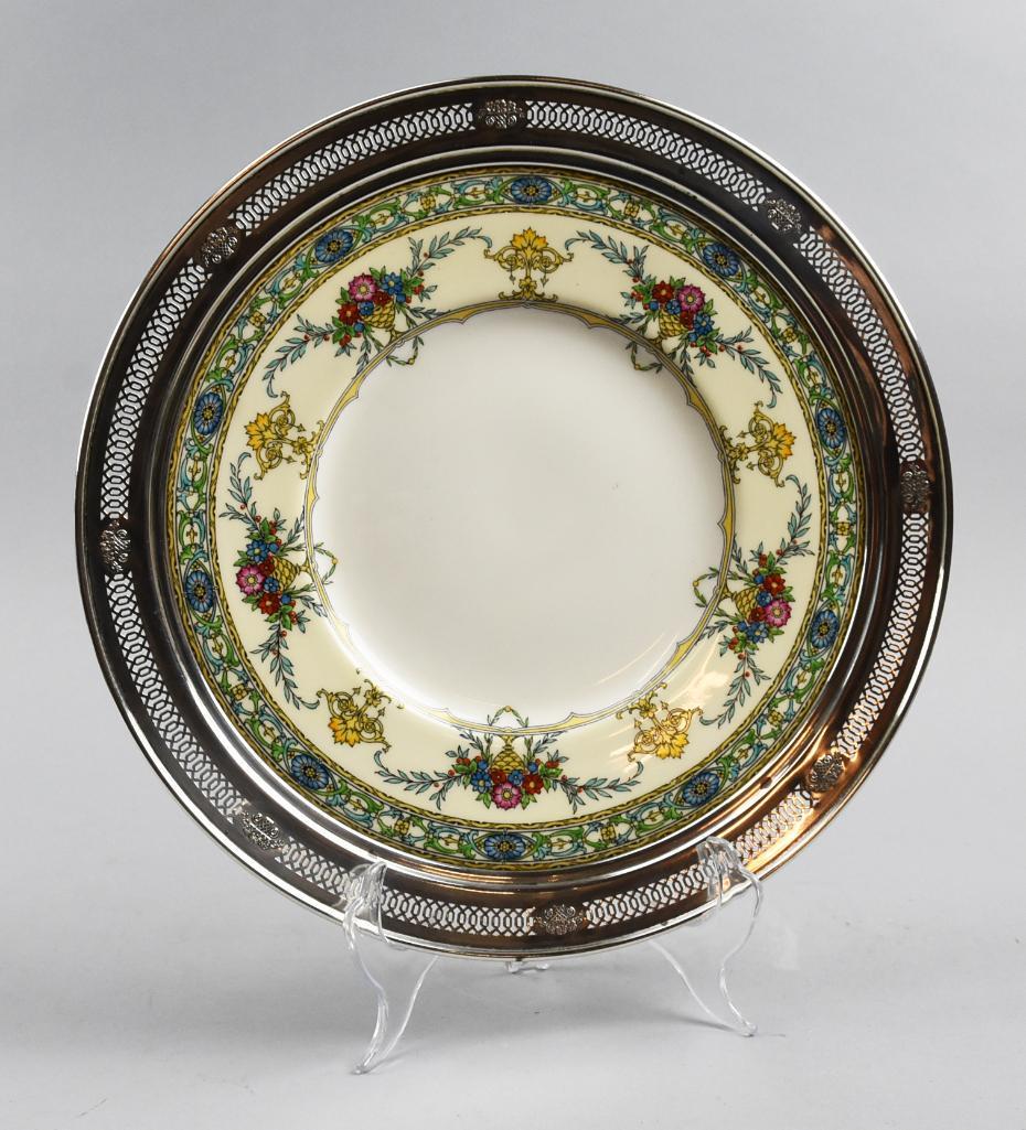 English Minton & Elfers Sterling Silver Plate (1 of 9)