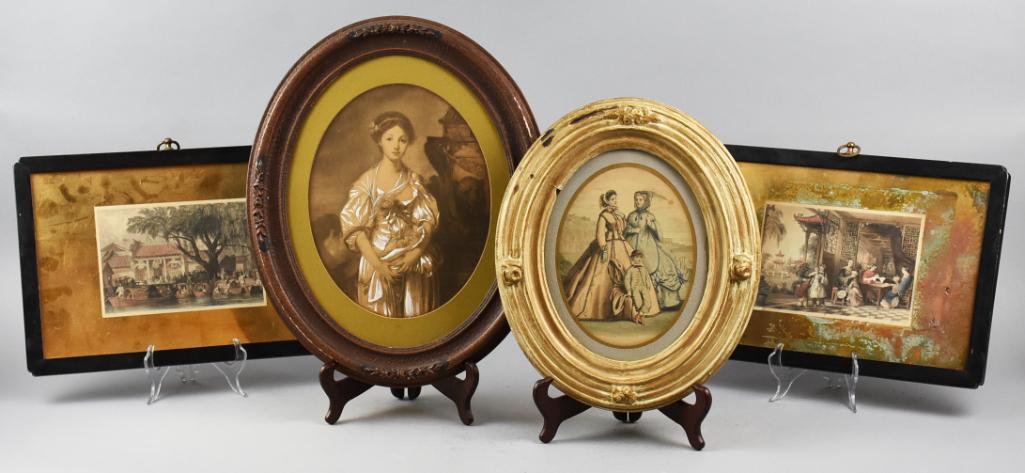 (4) Framed Victorian Engravings (1 of 14)