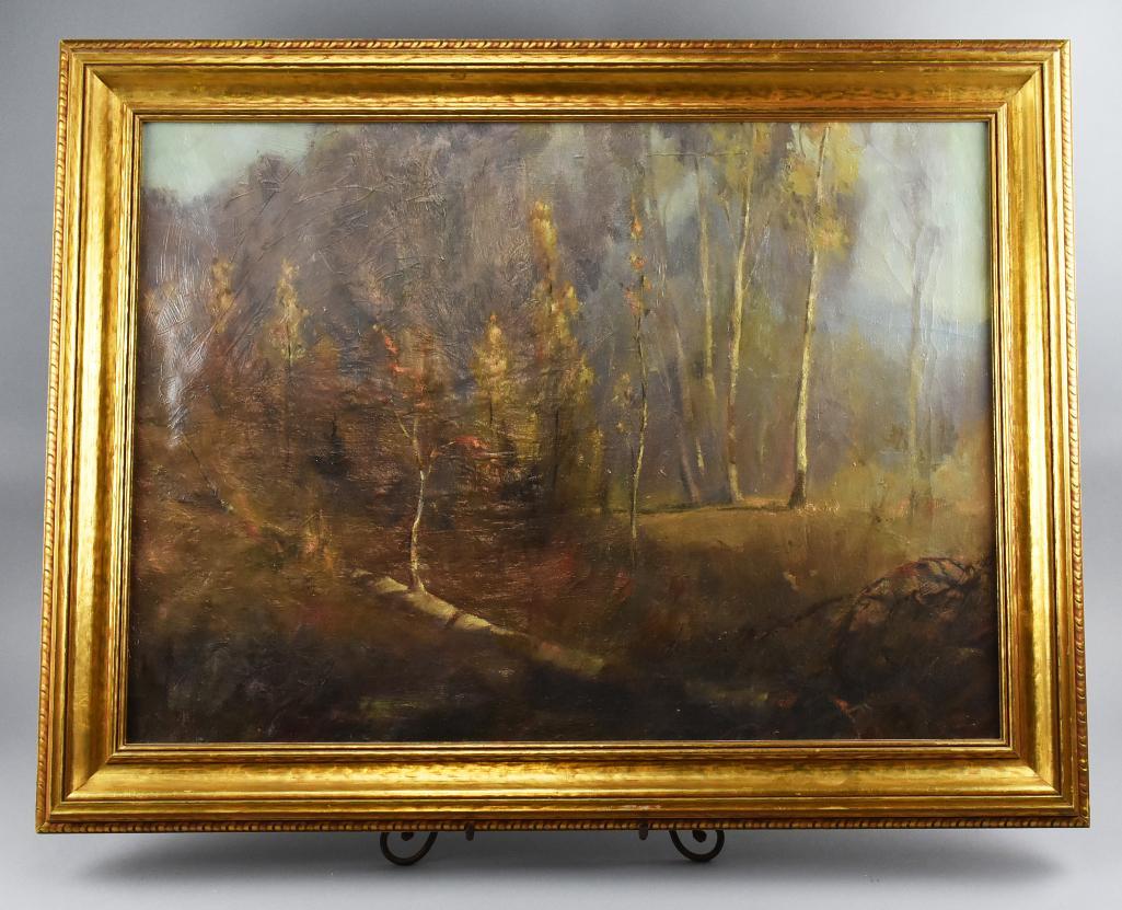 Antique R. Sandberg Oil Painting (1 of 6)