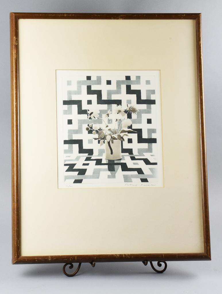 Patrick Procktor (1936-2003)  Dahlias Mid Century (1 of 7)