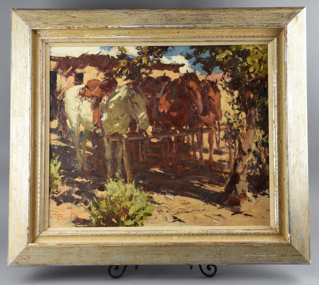 Burt Procter (1901-1980) Oil on Canvas "Noon" (1 of 7)