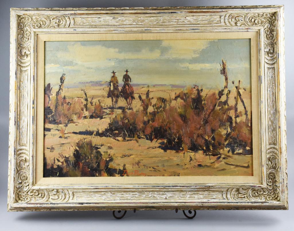 Burt Procter (1901-1980) Oil on Canvas The Big Country (1 of 9)