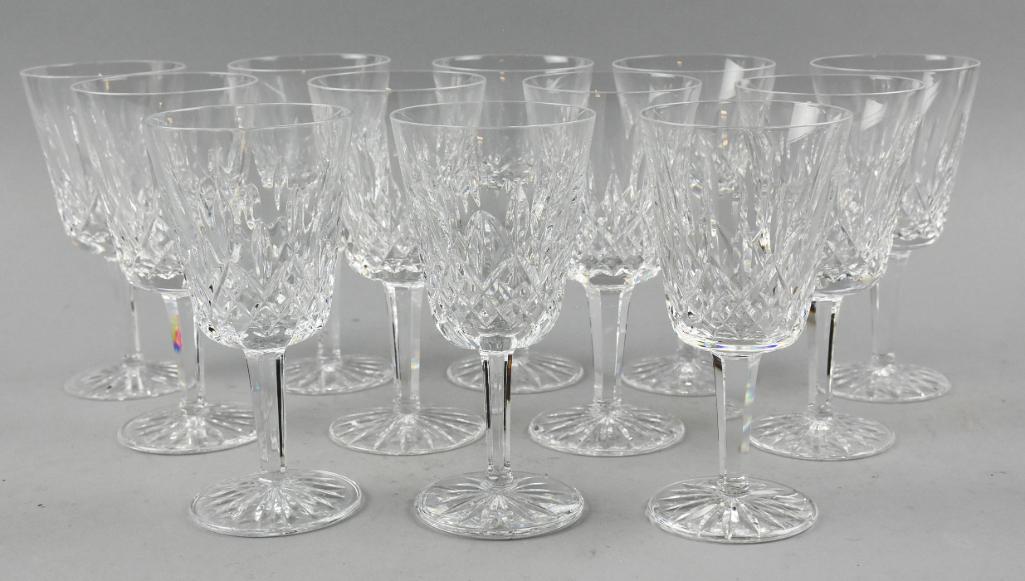 (12) Waterford Lismore Crystal Glasses (1 of 12)