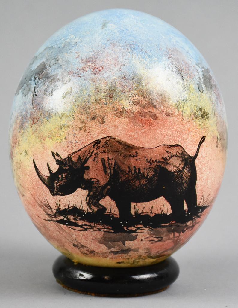 Painted Ostrich Egg by Carol Smit-Eggart (1 of 7)