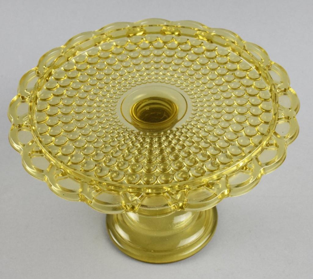 Adams & Co, Thousand Eye Amber Cake Stand (1 of 4)