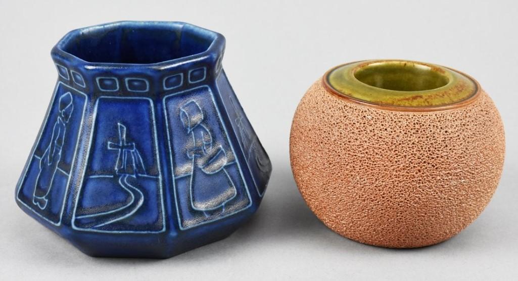 Misc Royal Doulton, Match Holder/Octagonal Vase (1 of 6)