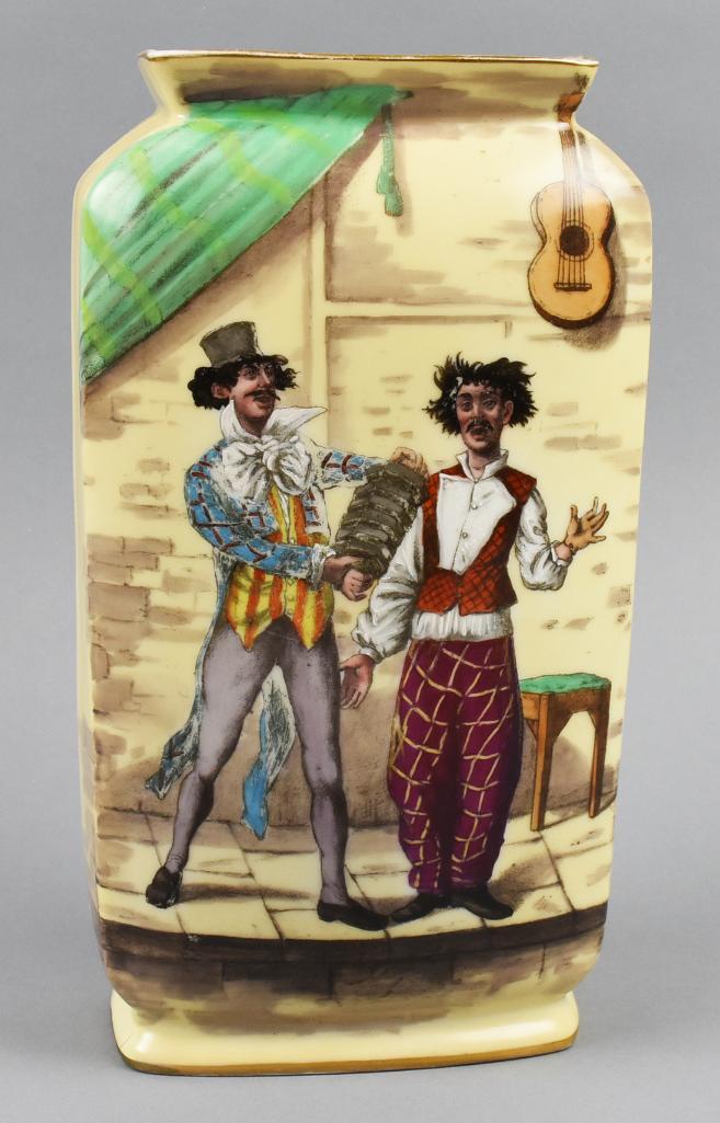 Antique Italian Commedia dell'Arte Vase (1 of 9)