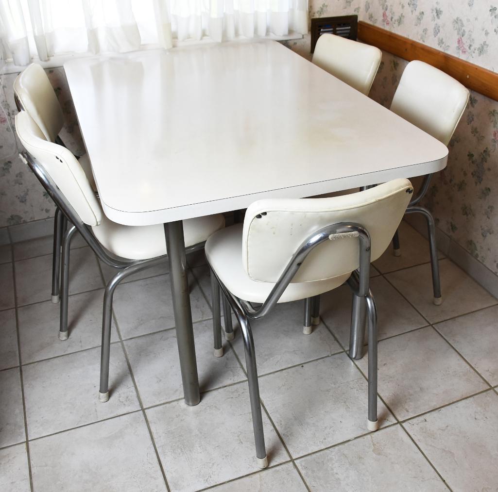 Vintage Mid Century Dining Set 5 Chairs (1 of 15)