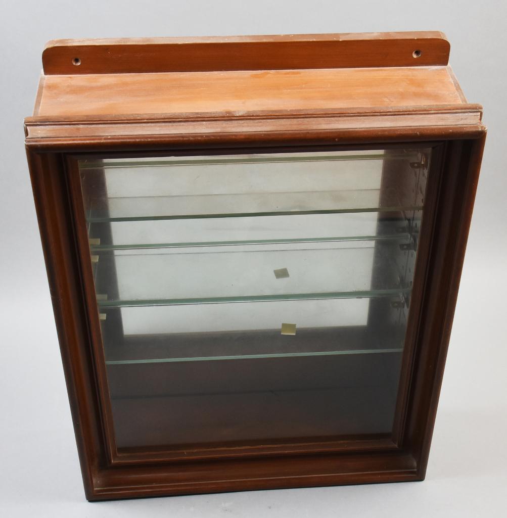 Vintage Hand Crafted Hanging Display Cabinet (1 of 5)
