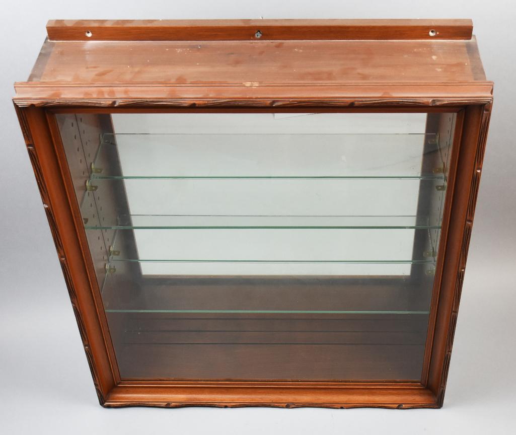 Vintage Hand Crafted Hanging Display Cabinet (1 of 8)