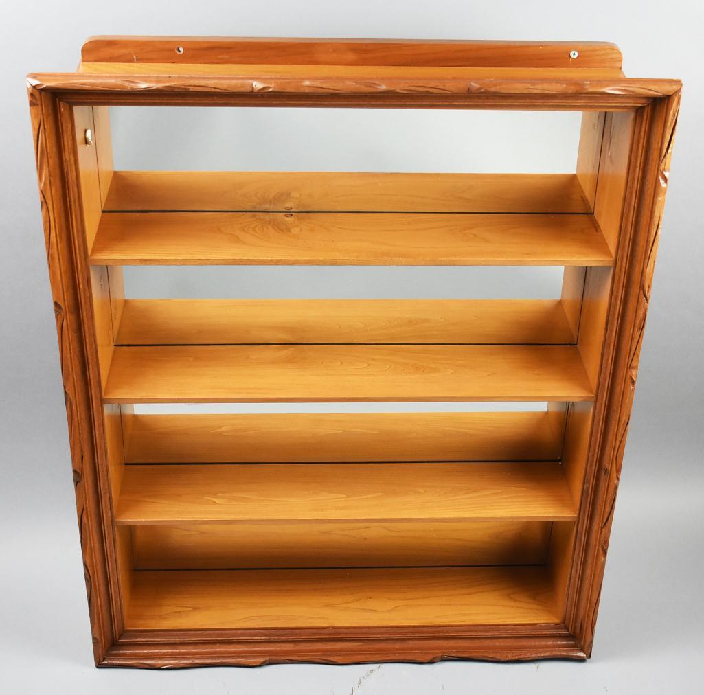 Vintage Hand Crafted Hanging Display Cabinet (1 of 7)