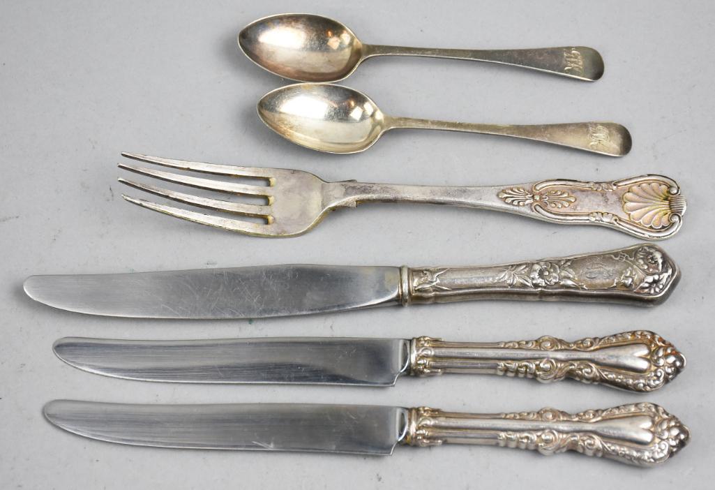 Antique Sterling Flatware Walker & Hall (1 of 7)